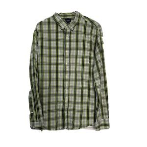 Reed Edward Multicolor Plaid Long Sleeve Button Down Shirt Men’s Size XL